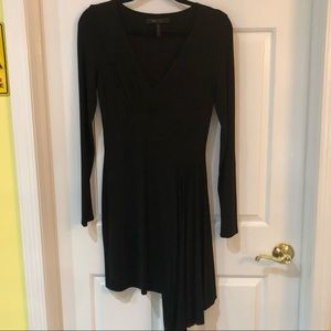 BCBG form fitting black dress